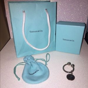 Tiffany & Co. Alphabet Charm Key Ring